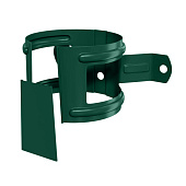Держатель трубы D100 (на дерево) ПЛД-02-6005 Зеленый мох-0.6 (фото)
