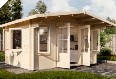 Садовый дом 10 (Стандарт) - брус 44 мм (фото)