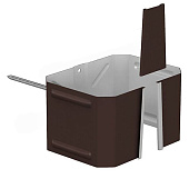 Держатель трубы 76*102 на кирпич (ПЭ-01-8017-0,5) (фото)