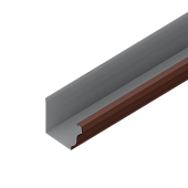 Желоб водост 120*86*3000 ПЭ-01 (ПЛ-02-8017-ОН) кор (фото)