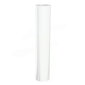 Труба водосточная D150x1000 (ПЭ-01-9003-0,5) (фото)