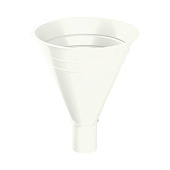 Воронка водосборн D100/300 ПЛД-02-9010-0,5 белый (фото)