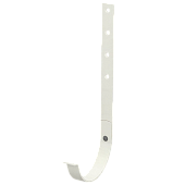 Держатель желоба D125х320 (ПО-01-9010-4) белый (фото)